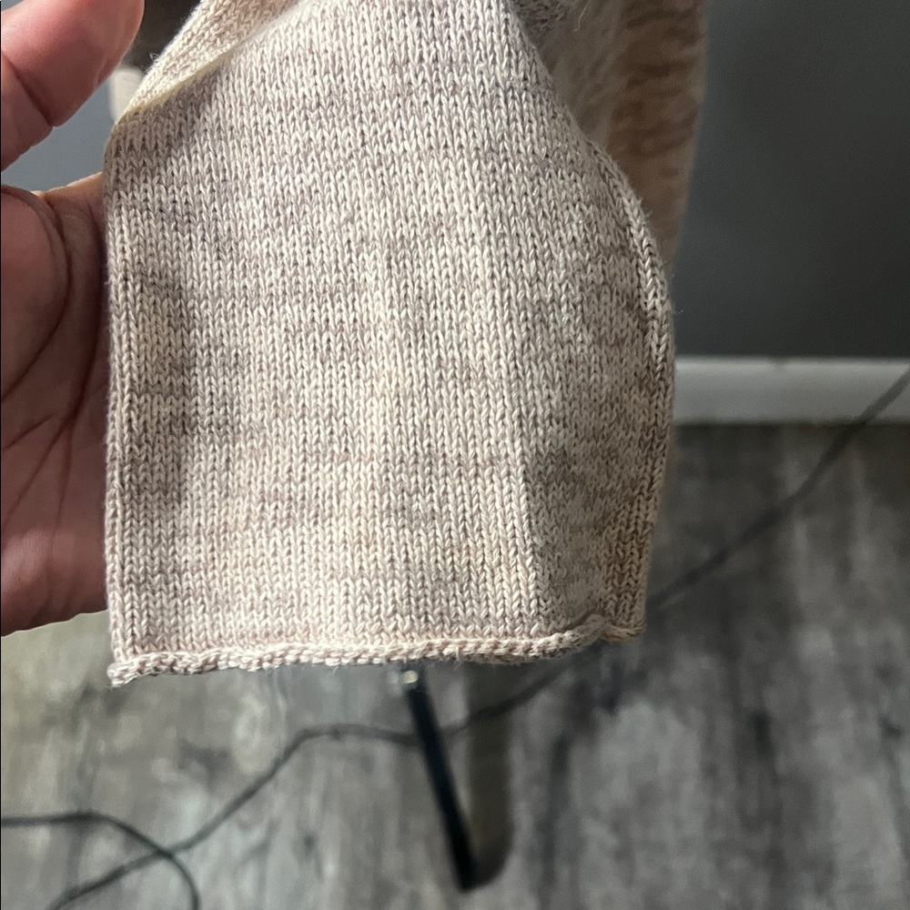 Private Label Cream Ruffled Cardigan - Picture 5 of 8
